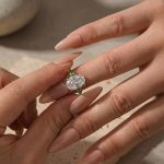 S925 Vintage Two-Tone Oval Cut Three Stone Engagement Ring In Sterling Silver - Image 2