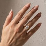 S925 5.0Ct Oval Cut Solitaire Simulated Diamond Engagement Ring in Sterling Silver - Image 3