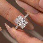 S925 Exclusive 4.5Ct Radiant Cut Engagement Ring For Women In Sterling Silver - Image 6