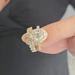 S925 Lovely Halo Oval Cut Engagement Ring For Women In Sterling Silver - Image 7