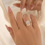 S925 Classic 8.0Ct Cushion Cut Solitaire Engagement Ring Travel Ring In Sterling Silver - Image 4