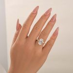S925 4.5Ct Oval Cut Engagement Ring Promise Ring For Her - Image 8