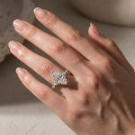 S925 4.0Ct Marquise Cut Side Stone Engagement Ring For Woman - Image 3
