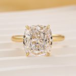 S925 Sparkle 6.0CT Cushion Cut Engagement Ring For Women In Sterling Silver - Image 7