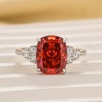 S925 4.0Ct Cushion Cut Side Stone Engagement Ring Travel Ring In Sterling Silver - Image 7
