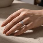 S925 Maxine Attractive 2.5 Carat Oval Cut Engagement Ring in Sterling Silver - Image 3