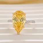 S925 4.5Ct Excellent Pear Cut Engagement Ring - Image 13