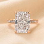 S925 Elegant 2.0Ct/ 3.5Ct/ 7.0Ct Radiant Cut Simulated Diamond Promise Ring in Sterling Silver - Image 30