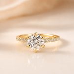 S925 Maxine Moissanite 2.0 Ct~4.0 Ct 6 Prong Round Cut Engagement Ring - Image 22