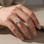 S925 8.0Ct Cushion Cut Hidden Halo Engagement Ring for Women in Sterling Silver - Image 7