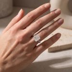 S925 Maxine Timeless 6.0Ct/12.0Ct Radiant Cut Engagement Ring In Sterling Silver - Image 8
