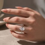 S925 4.0Ct Marquise Cut Twist Hidden Halo Engagement Ring Travel Ring In Sterling Silver - Image 9