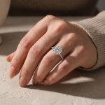 S925 Maxine Moissanite 2.0 Ct~4.0 Ct 6 Prong Round Cut Engagement Ring - Image 15