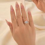 S925 Classic Round Cut Solitaire Engagement Ring for Her - Image 2