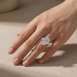 S925 8.0Ct Pear Cut Three Stone Engagement Ring - Image 2