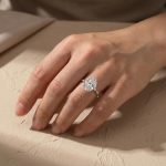 S925 Maxine 4.5Ct Oval Cut Engagement Ring In Sterling Silver - Image 2