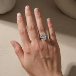 S925 4.0Ct Marquise Cut Side Stone Engagement Ring Travel Ring In Sterling Silver - Image 2