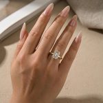 S925 4.5Ct Emerald Cut Solitaire Engagement Ring For Women In Sterling Silver - Image 2