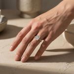 S925 3.5 Ct Radiant Cut Engagement Ring Travel Ring For Her In Sterling Silver - Image 2