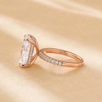 S925 Elegant 2.0Ct/ 3.5Ct/ 7.0Ct Radiant Cut Simulated Diamond Promise Ring in Sterling Silver - Image 31