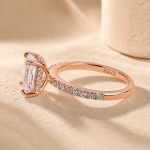 S925 Elegant 2.0Ct/ 3.5Ct/ 7.0Ct Radiant Cut Simulated Diamond Promise Ring in Sterling Silver - Image 10