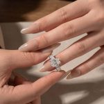 Moissanite 3.5Ct Radiant Cut Engagement Ring with 3.0Ct Radiant Cut Band - Image 3
