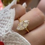 S925 3.0Ct Marquise Cut Solitaire Engagement Ring Travel Ring In Sterling Silver - Image 2