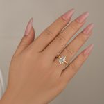 S925 2.5Ct Pear Cut Solitaire Engagement Ring Travel Ring In Sterling Silver - Image 2