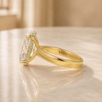 S925 Sterling Silver Solitaire 6.0Ct Oval Cut Engagement Ring For Women - Image 5