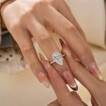 S925 4.5Ct Pear Cut Engagement Ring Travel Ring In Sterling Silver - Image 6