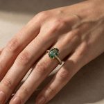 S925 Moissanite 4.0Ct Oval Cut Hidden Halo Engagement Ring - Image 3