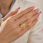 S925 4.5Ct Excellent Pear Cut Engagement Ring - Image 10