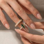 S925 White &Green Moissanite 3.0 Ct Marquise Cut Side Stone Yellow Gold Engagement Ring - Image 13