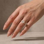 S925 Sparkle Square 2.0CtPrincess Cut Engagement Ring For Women in Sterling Silver - Image 8