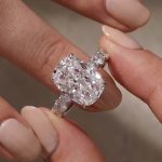 S925 Gorgeous Elongated Crushed Ice 9.0 Carat Cushion Cut Engagement Ring - Image 2
