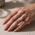 S925 Exquisite 2.0 Carat Cushion Cut Engagement Ring In Sterling Silver - Image 8