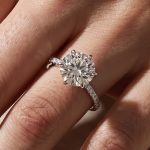 S925 Maxine Moissanite 2.0 Ct~4.0 Ct 6 Prong Round Cut Engagement Ring - Image 13