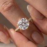 S925 Maxine Moissanite 2.0 Ct~4.0 Ct 6 Prong Round Cut Engagement Ring - Image 16