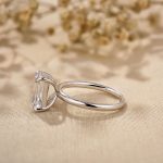 S925  Emerald Cut 3.5 Carat Solitaire Engagement Ring For Her - Image 6