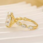 S925 4.5Ct Oval Cut Engagement Ring Promise Ring For Her - Image 10
