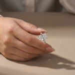 S925 6.0Ct Cushion Cut Side Stone Engagement Ring Travel Ring In Sterling Silver - Image 3