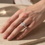 S925 Moissanite 4.0Ct Oval Cut Hidden Halo Engagement Ring - Image 2