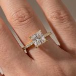 S925 Sparkle Square 2.0CtPrincess Cut Engagement Ring For Women in Sterling Silver - Image 7