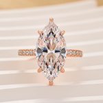 S925 6.0Ct/4.0Ct/2.0Ct Marquise Cut Engagement Ring Travel Ring For Her In Sterling Silver - Image 8