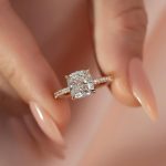 S925 Maxine Classic 3.0Ct Cushion Cut Engagement Ring In Sterling Silver - Image 10
