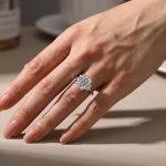 S925 Luxury 4.5 Ct Three Stone Emerald Cut Engagement Ring in Sterling Silver - Image 2