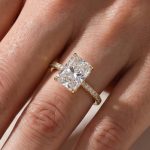 S925 Elegant 2.0Ct/ 3.5Ct/ 7.0Ct Radiant Cut Simulated Diamond Promise Ring in Sterling Silver - Image 17