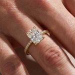 S925 Elegant 2.0Ct/ 3.5Ct/ 7.0Ct Radiant Cut Simulated Diamond Promise Ring in Sterling Silver - Image 11
