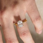 S925 Maxine Attractive Moissanite 2.5 Ct~4.0 Ct Cushion Cut Engagement Ring - Image 15