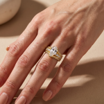 S925 Unique 3 Prong 3.0Ct Pear Cut Engagement Ring - Image 6